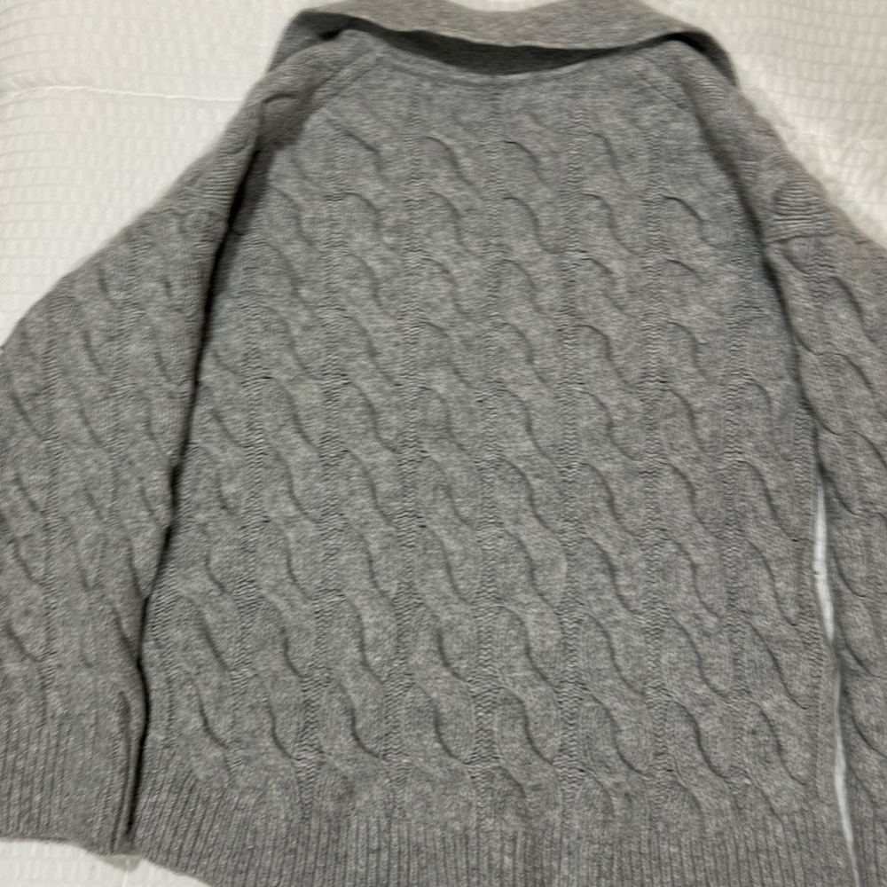 The Row Gray Cable Knit Sweater - Picture 7 of 7